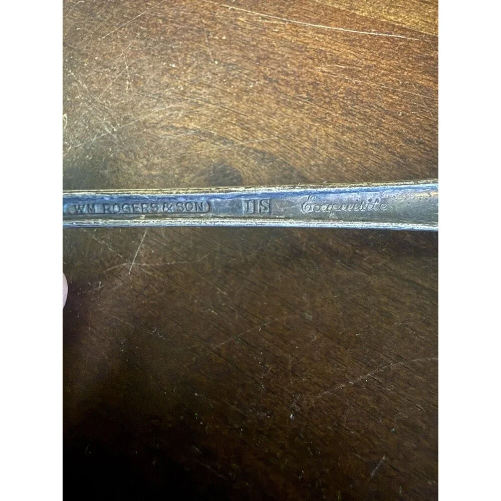 Vintage Silver Plated WM Rogers &Son  Exquisite International Silver Spoon